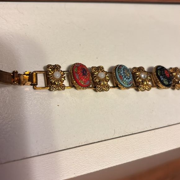 Vintage mosiac bracelet - Picture 3 of 5